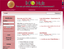 Tablet Screenshot of infonuls.com